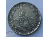 5 Shillings Silver 1952 South Africa - Silver Coin #4