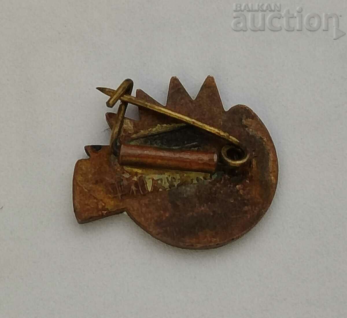 Auction DOVE OF PEACE OLD ENAMEL BADGE Auction DOVE OF PEACE OLD ENAMEL BADGE