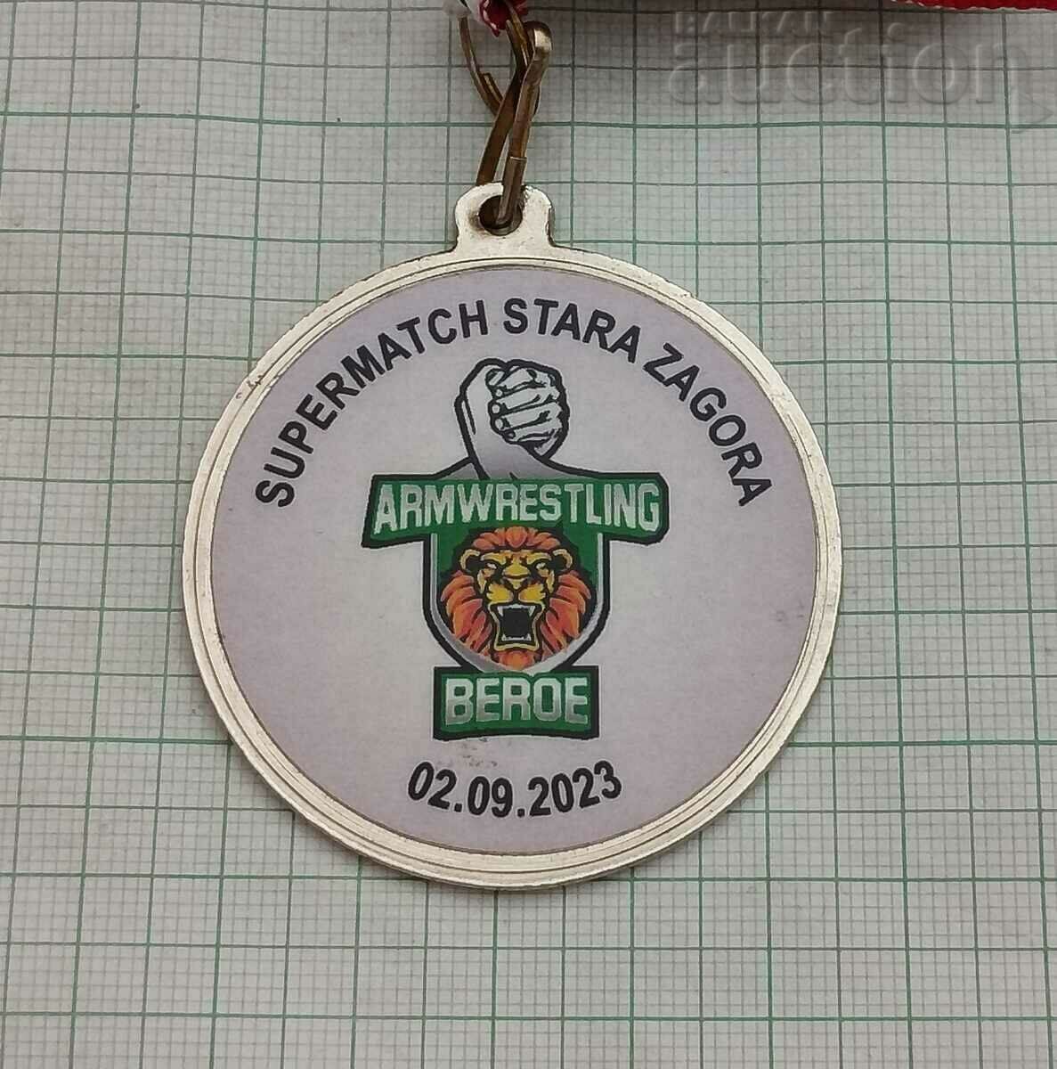 Delivery of ARMWRESTLING CANADIAN WRESTLING BEROE 2023 MEDAL Delivery of ARMWRESTLING CANADIAN WRESTLING BEROE 2023 MEDAL