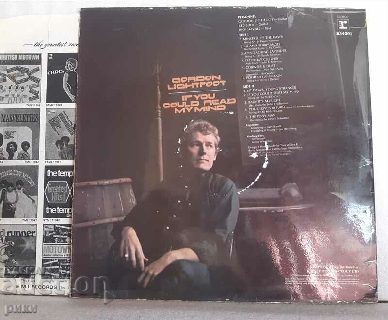 Gordon Lightfoot – If You Could Read My Mind - 1970 with price 24.00 BGN | € 12.27 Gordon Lightfoot – If You Could Read My Mind - 1970 with price 24.00 BGN | € 12.27