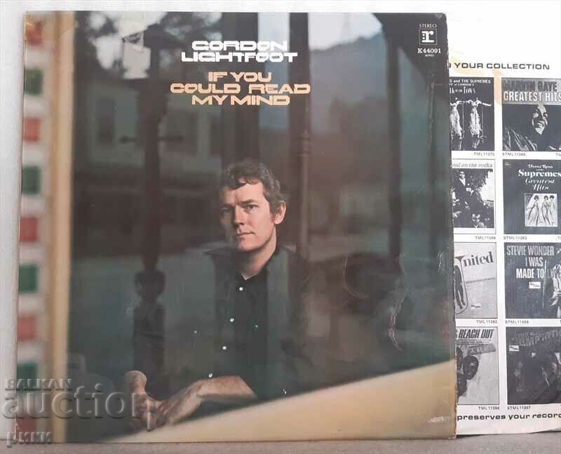 Gordon Lightfoot ‎– If You Could Read My Mind - 1970