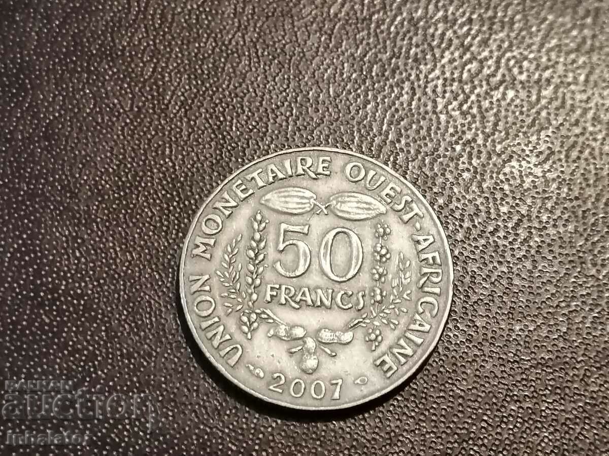 West Africa 50 francs 2007