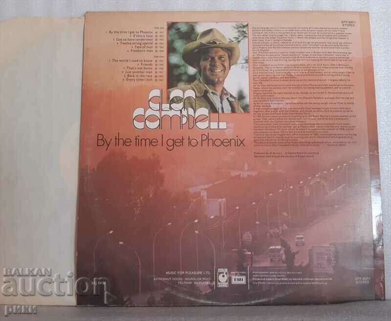 Glen Campbell ‎– By The Time I Get To Phoenix - 1973 with price 14.00 BGN | € 7.16