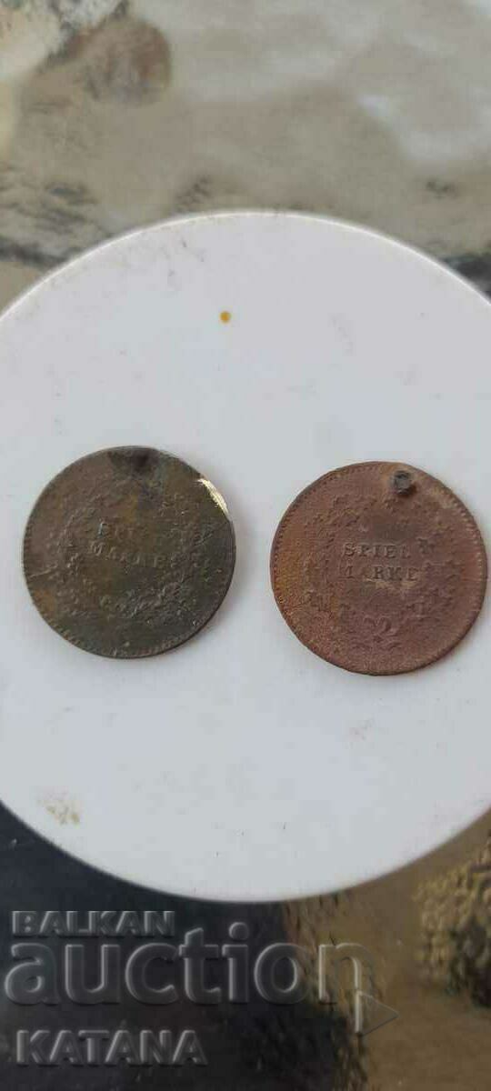 Spiel Marke - double-headed eagle, token Spiel Marke - double-headed eagle, token