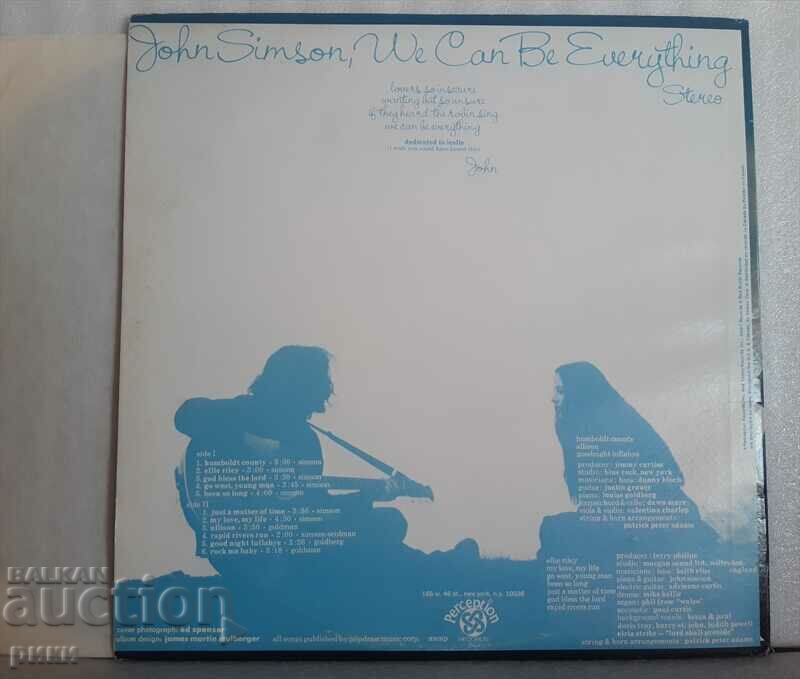 John Simson – We Can Be Everything - 1971 with price 48.00 BGN | € 24.54 John Simson – We Can Be Everything - 1971 with price 48.00 BGN | € 24.54