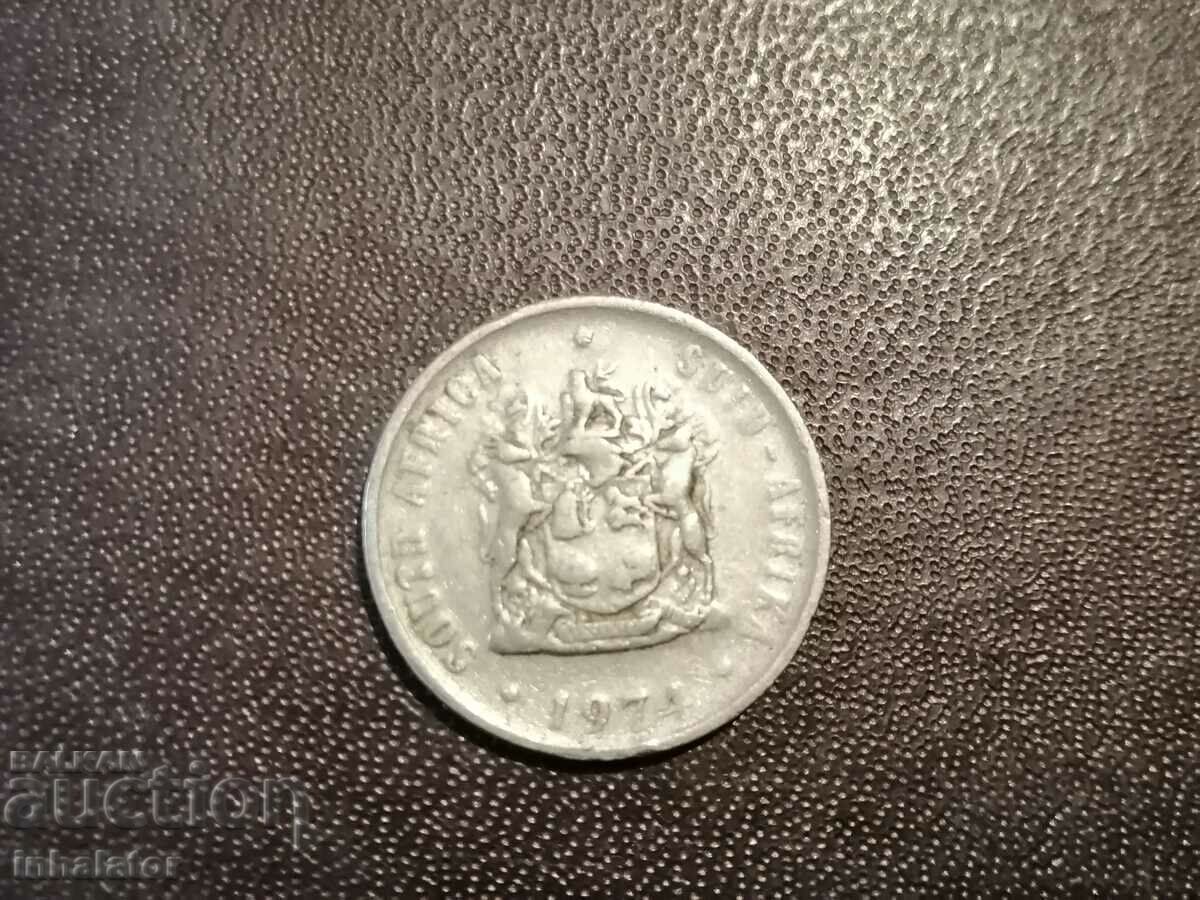 1974 South Africa 10 cents