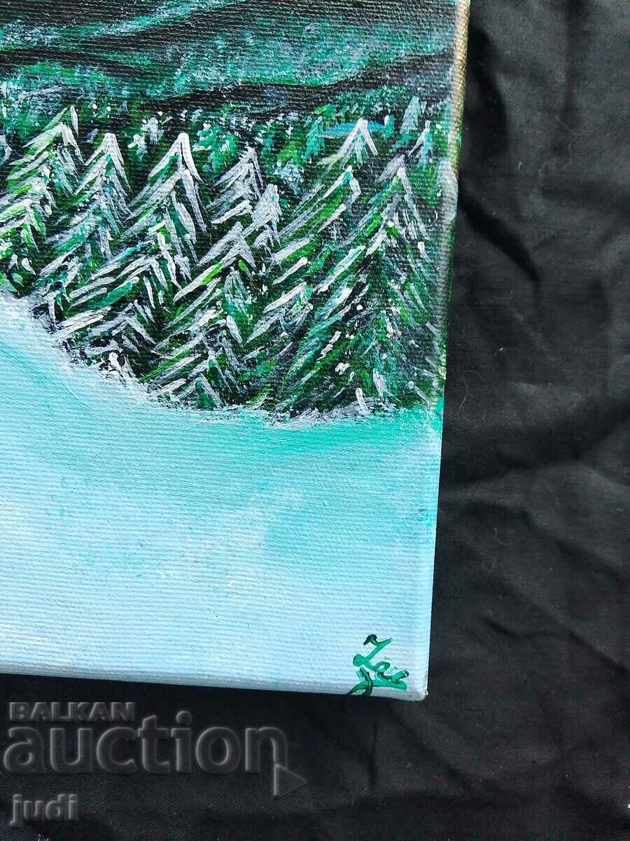 Oil painting canvas with price 30.00 BGN | € 15.34 Oil painting canvas with price 30.00 BGN | € 15.34