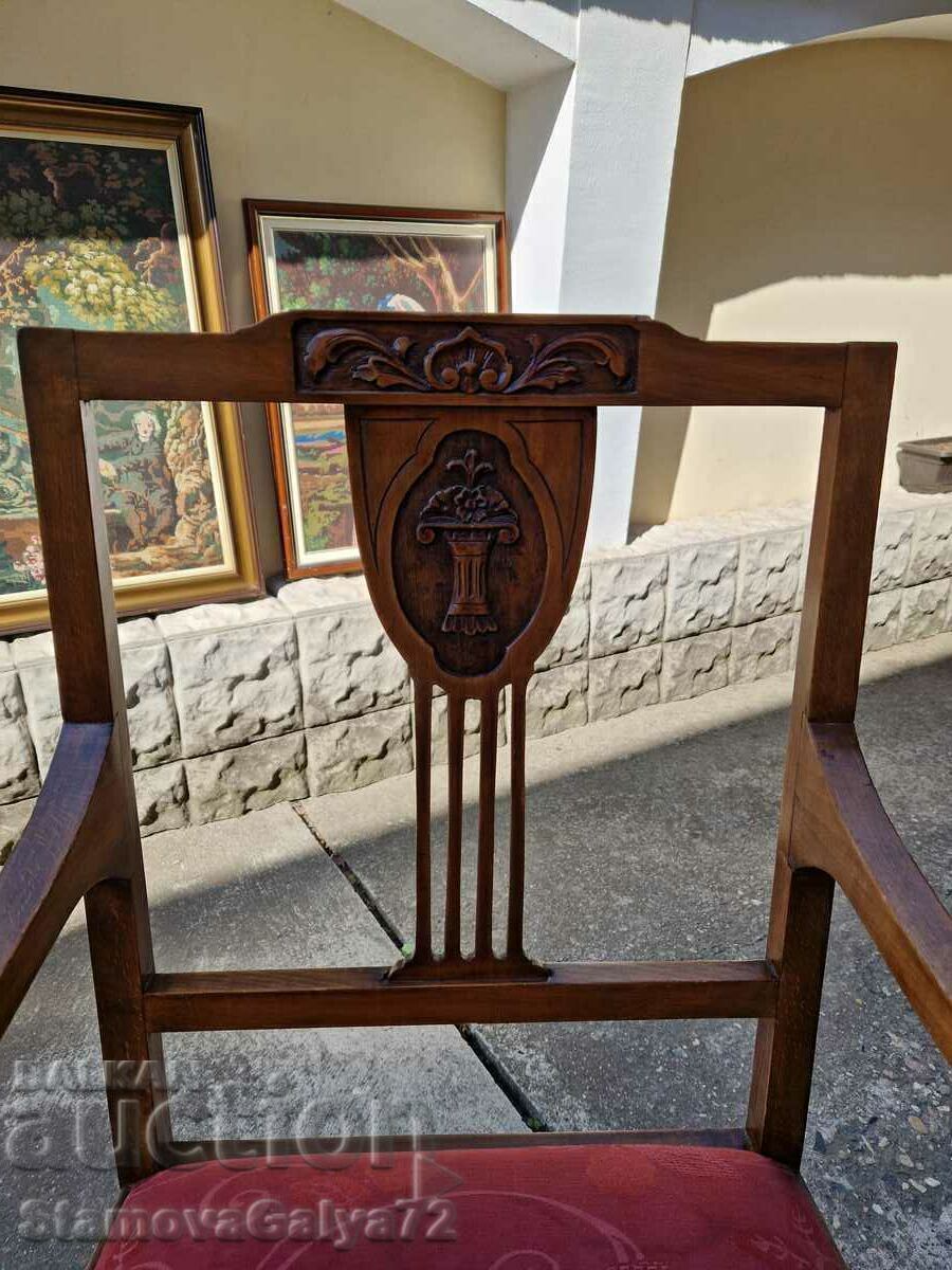 A lovely pair of Biedermeier armchairs - 6 A lovely pair of Biedermeier armchairs - 6