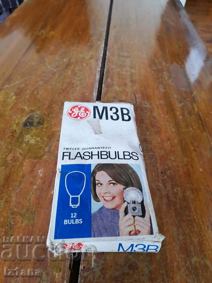 Old light bulb, camera flash bulbs