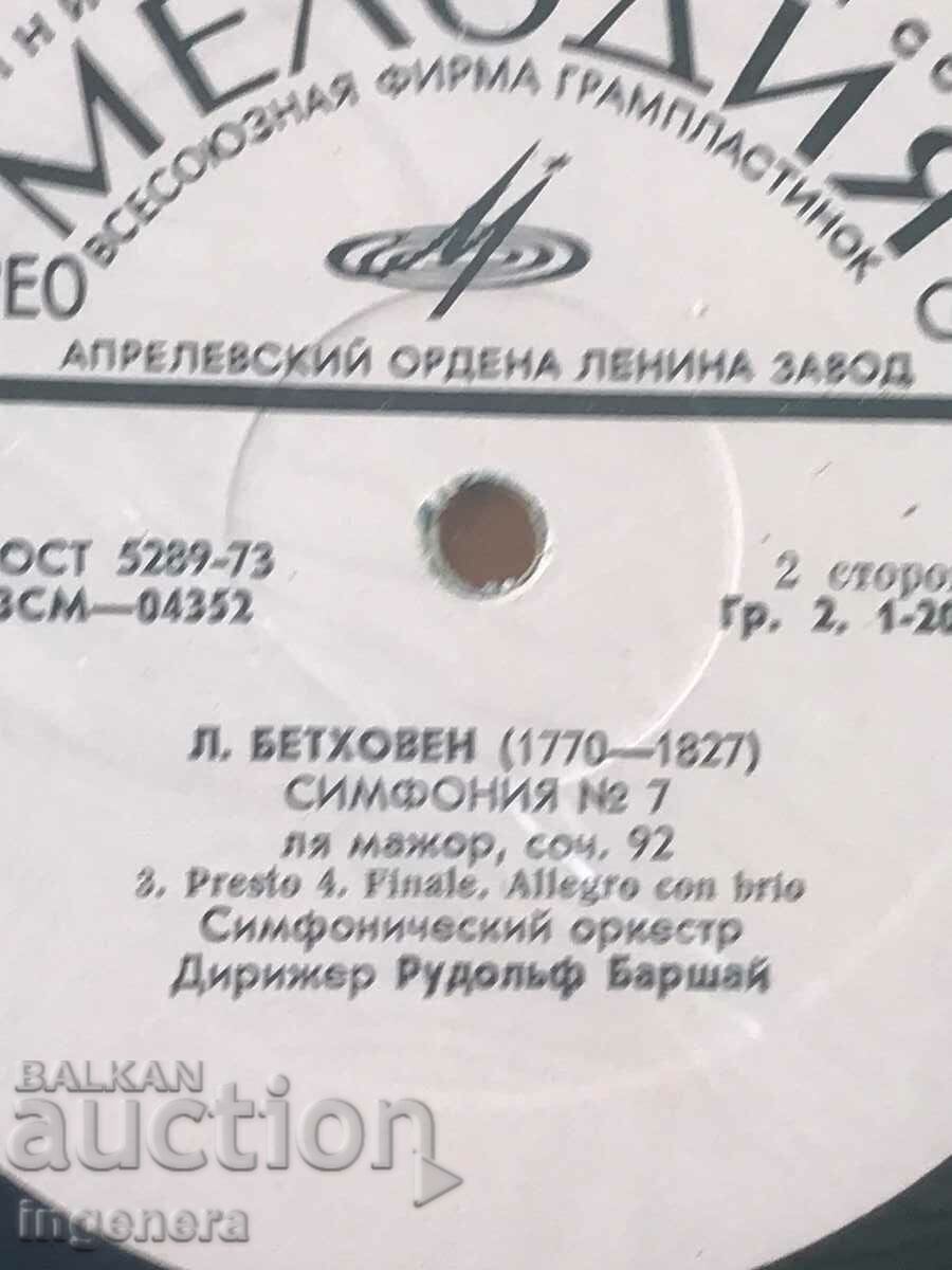 RECORD GRAMOPHONE CLASSICAL MUSIC - BEETHOVEN with price 9.00 BGN | € 4.60 RECORD GRAMOPHONE CLASSICAL MUSIC - BEETHOVEN with price 9.00 BGN | € 4.60