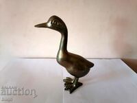 Great Old Bronze Figure - Duck