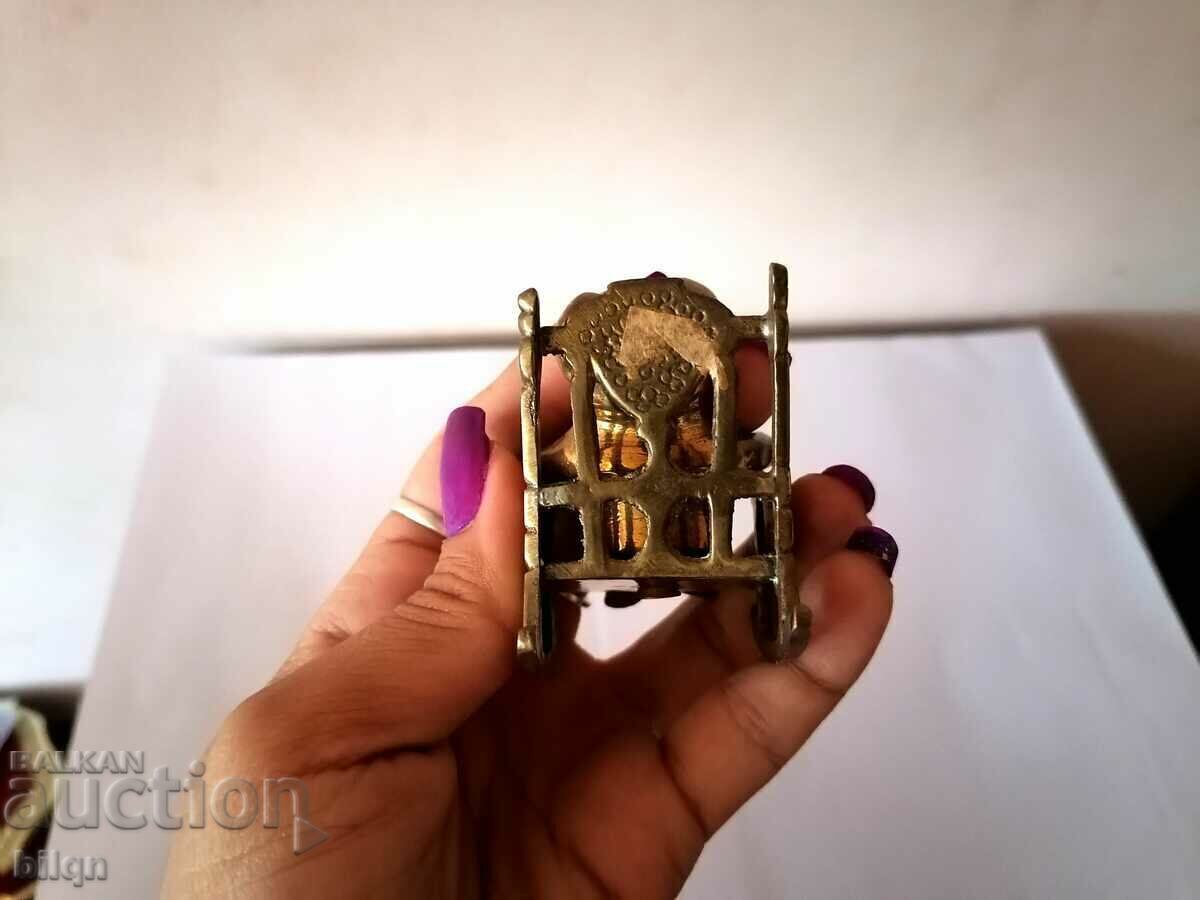 Auction Collectible Bronze Figurine Piglet On Rocking Chair Auction Collectible Bronze Figurine Piglet On Rocking Chair