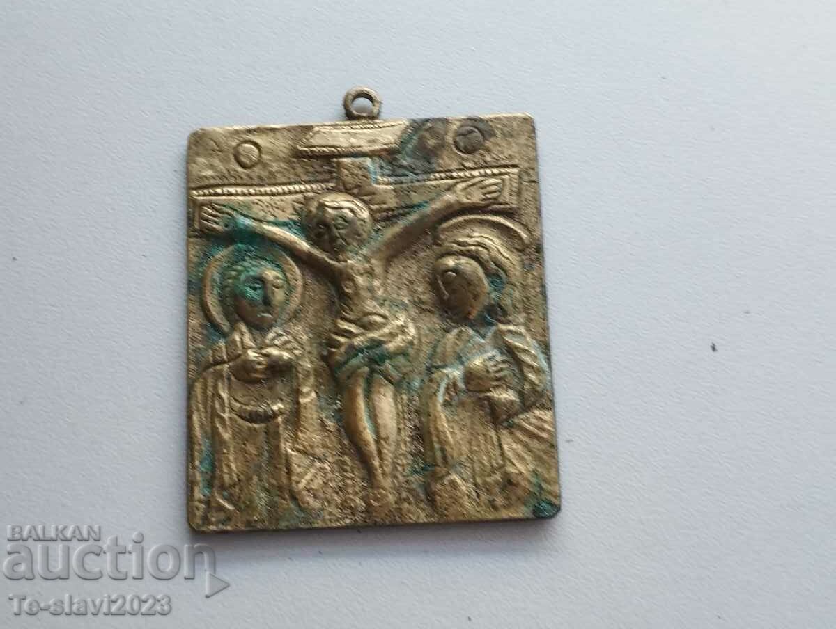 Small Old Soldier bronze icon