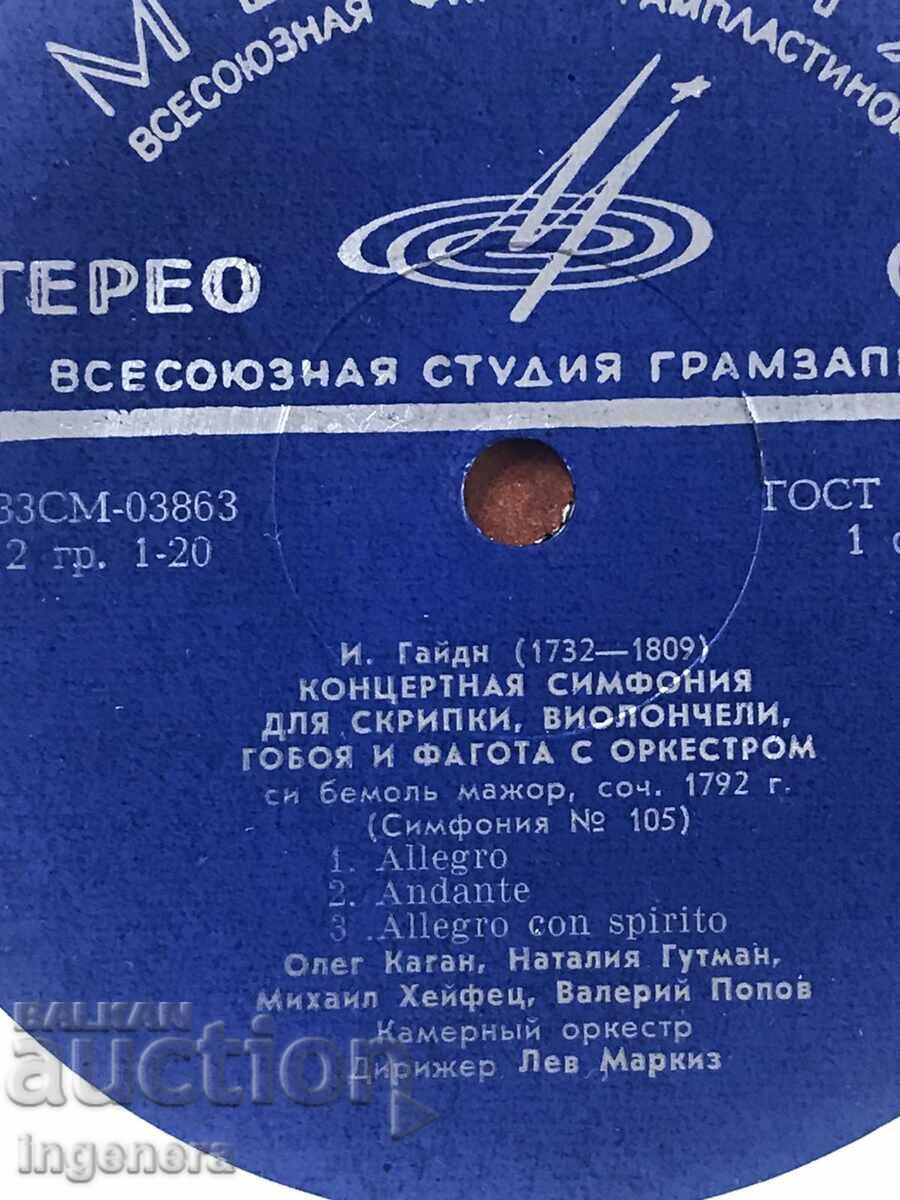 RECORD GRAMOPHONE CLASSICAL MUSIC-MOZART, HAYDN with price 9.00 BGN | € 4.60 RECORD GRAMOPHONE CLASSICAL MUSIC-MOZART, HAYDN with price 9.00 BGN | € 4.60