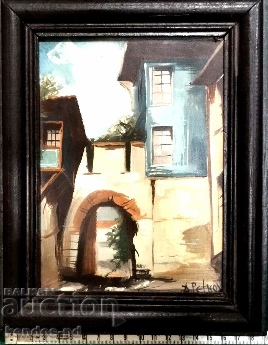 Delivery of Painting The Old Town of Plovdiv. Delivery of Painting The Old Town of Plovdiv.