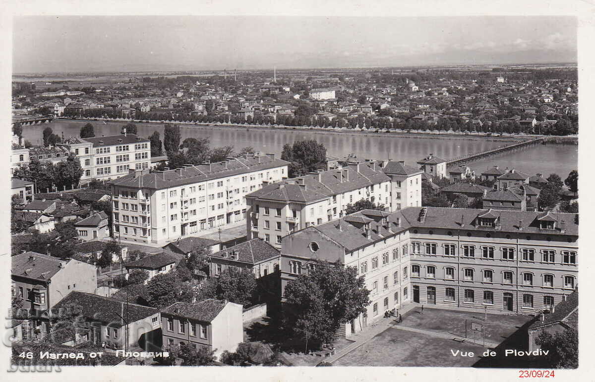 Postcard View from Plovdiv Traveled PK