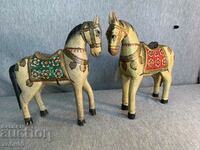 old wooden horses