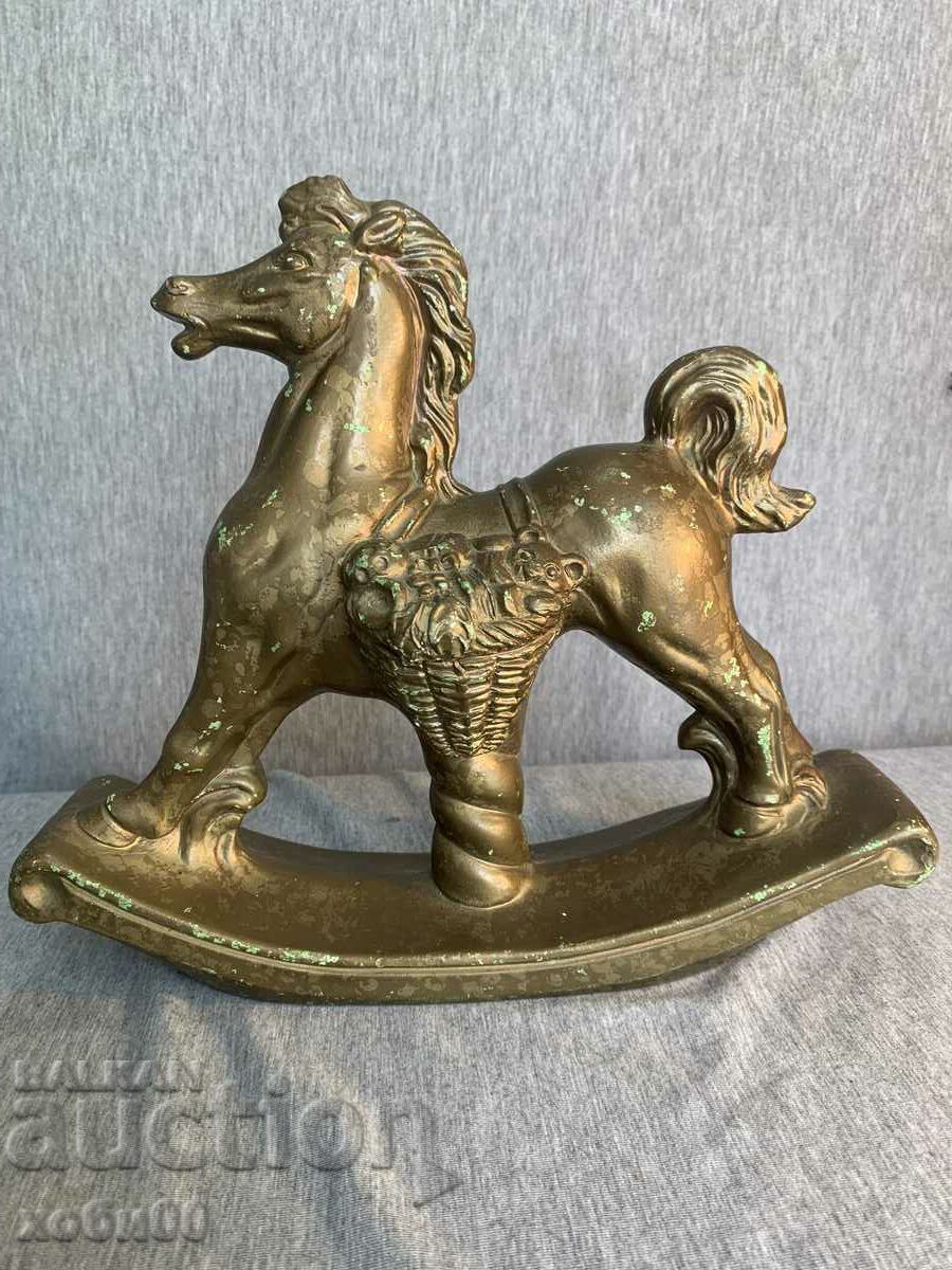 old ceramic horse