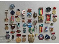 Badges, medals for collection