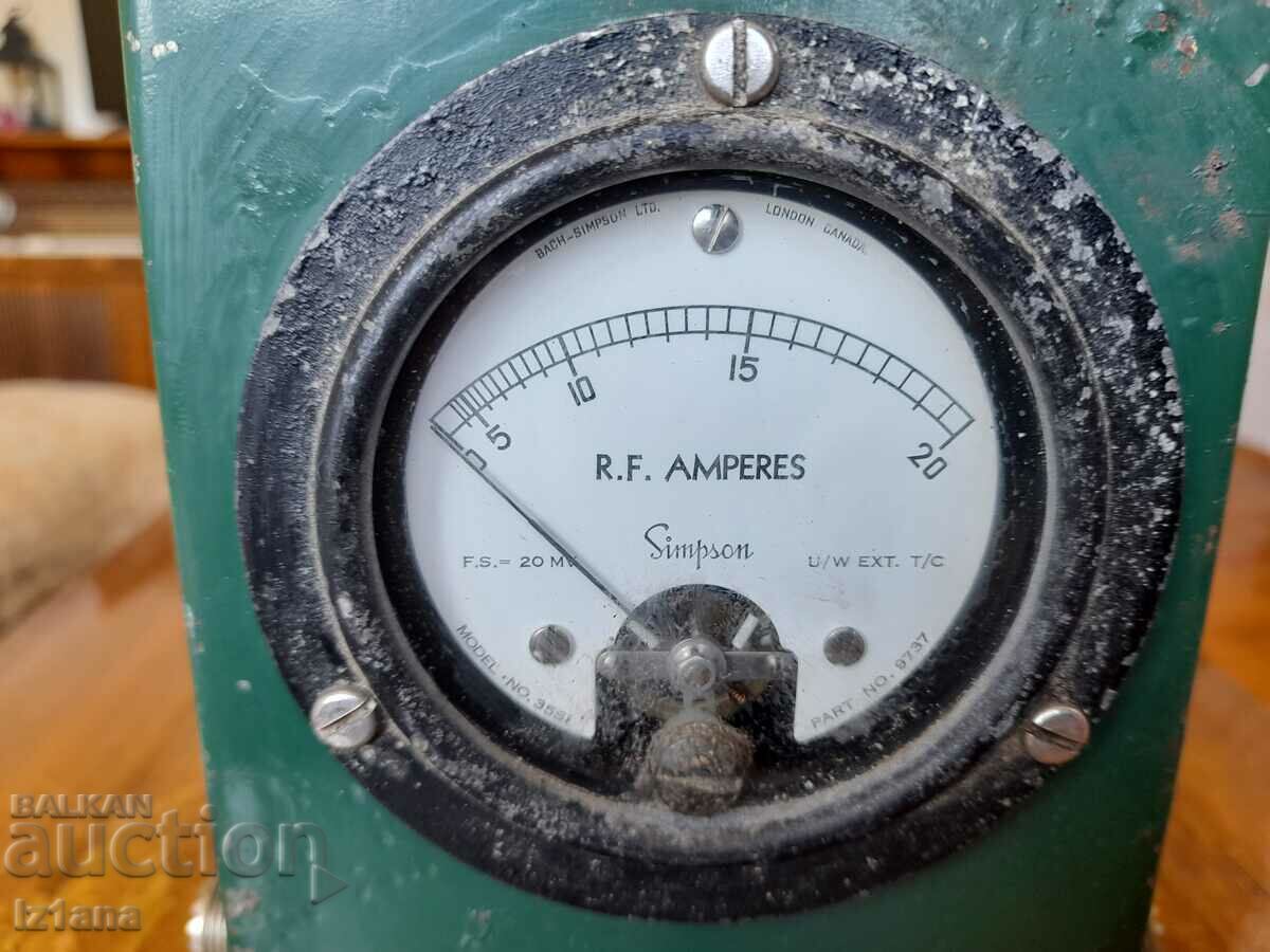 Old radio amateur Power meter with price 160.00 BGN | € 81.81 Old radio amateur Power meter with price 160.00 BGN | € 81.81