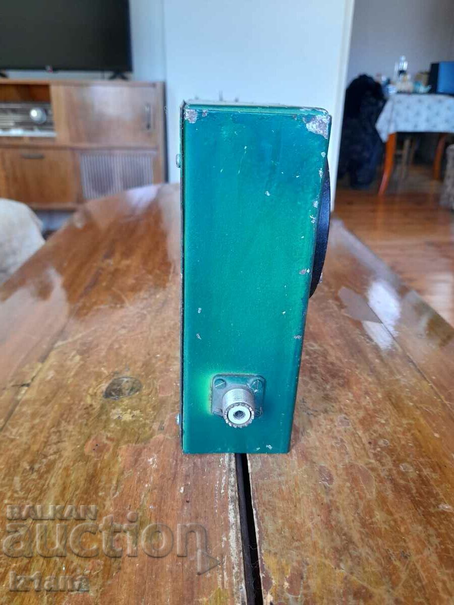 Auction Old radio amateur Power meter Auction Old radio amateur Power meter