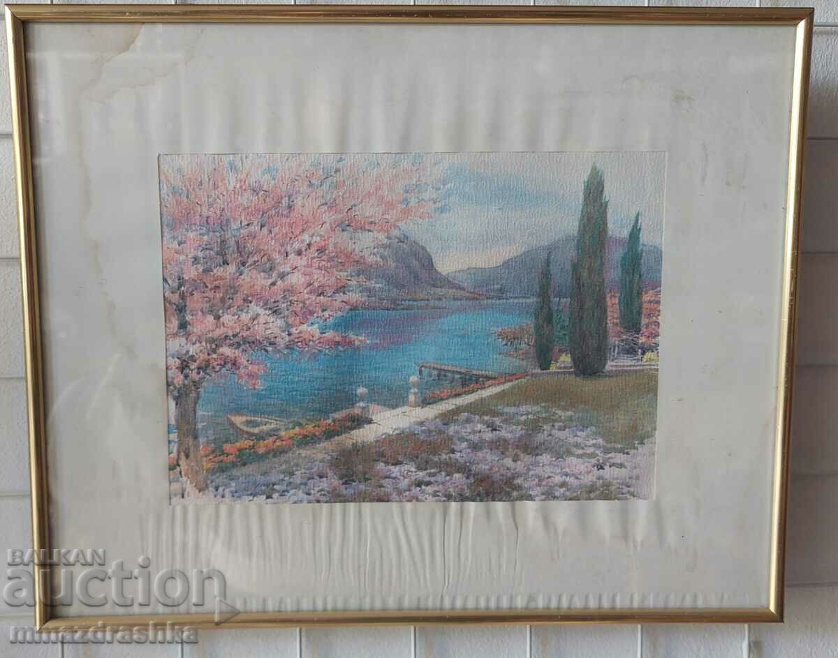 Picture in a metal frame, print 3