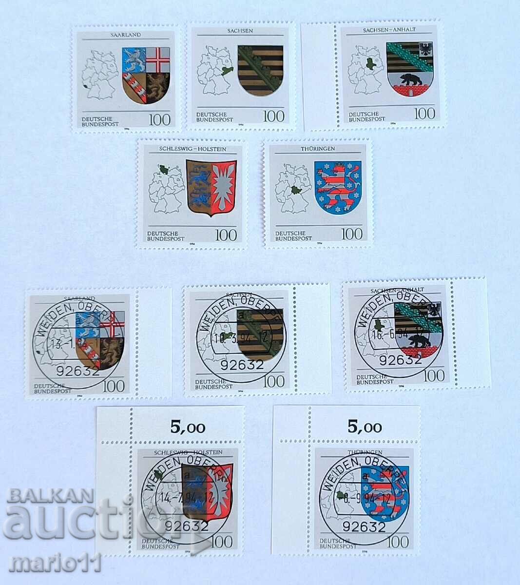 Germany. Postage stamps - 1994