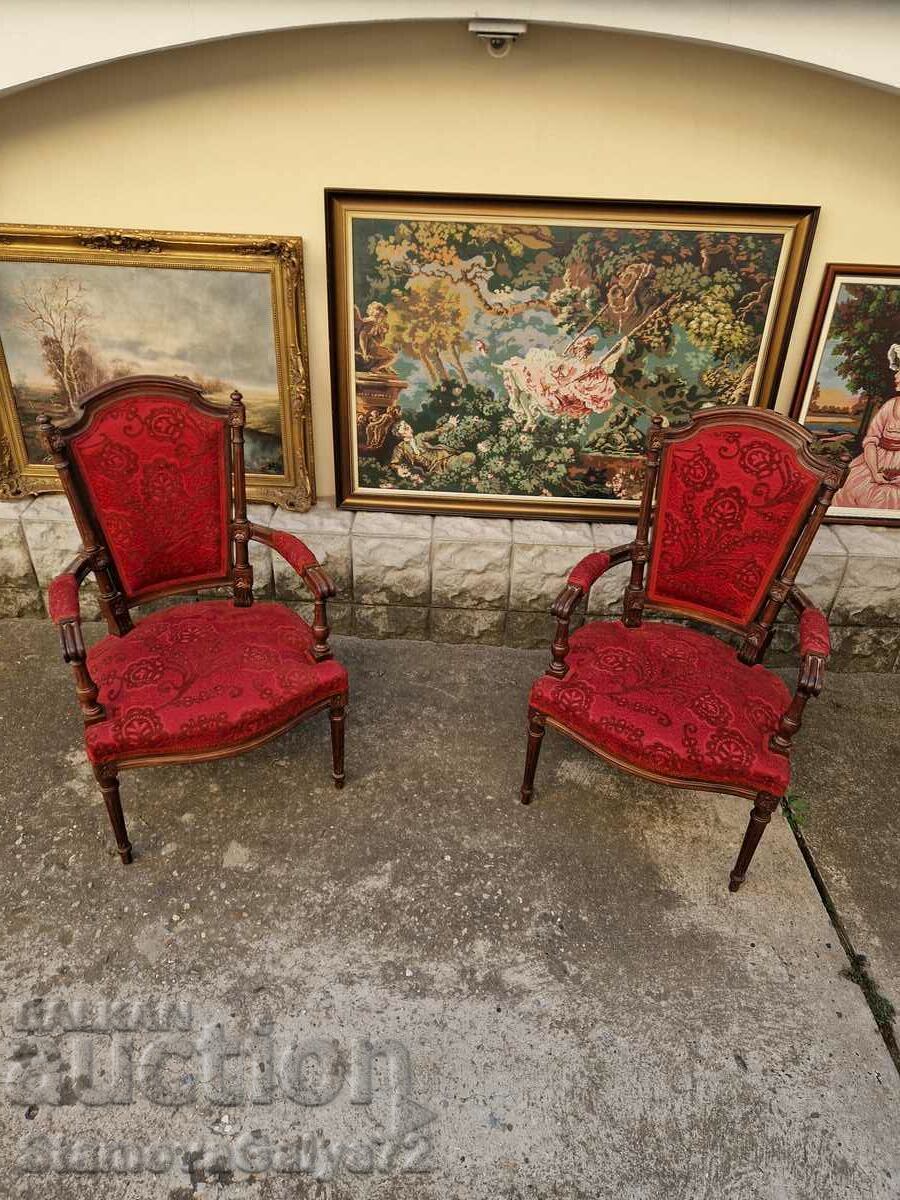 Lovely antique Victorian style armchairs with price 788.00 BGN | € 402.90