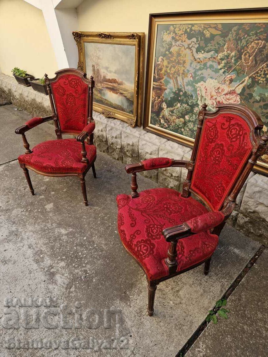 Delivery of Lovely antique Victorian style armchairs