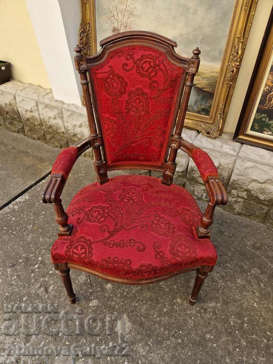 Lovely antique Victorian style armchairs - 5