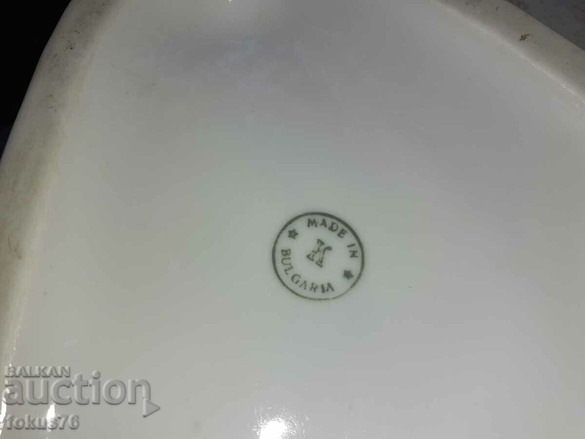 Old Bulgarian porcelain ashtray - 6 Old Bulgarian porcelain ashtray - 6