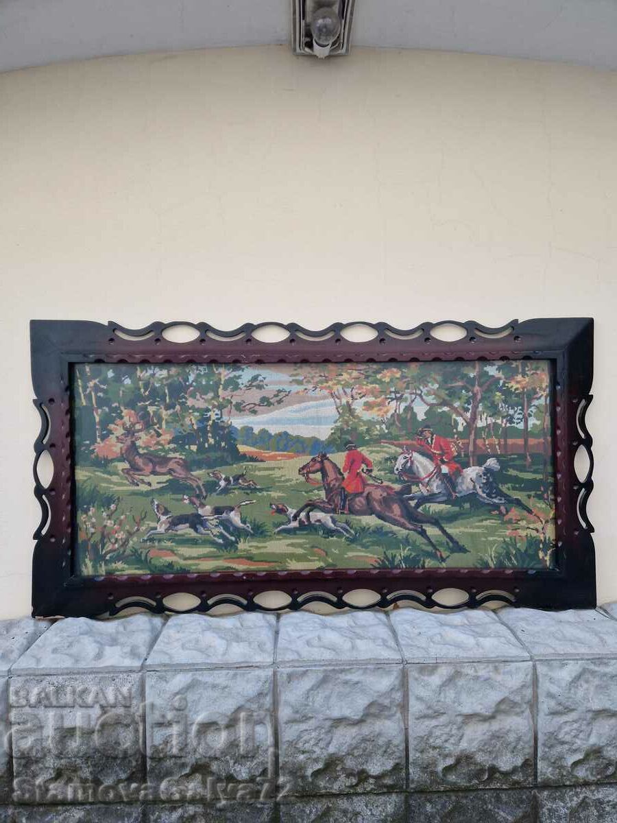 Large antique collectible Dutch tapestry