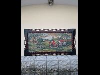 Large antique collectible Dutch tapestry