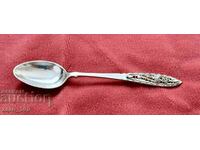 Silver spoon with filigree 21 grams, 800 sample