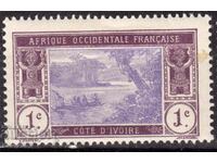 France/Cote D"Ivoire/AOF-1913/22-Regular-Laguna,MLH