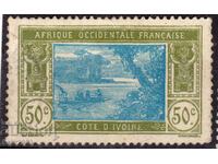 Γαλλία/Cote D"Ivoire/AOF-1913/22-Regular-Laguna,MLH