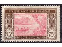 France/Cote D"Ivoire/AOF-1913/22-Regular-Laguna,MLH