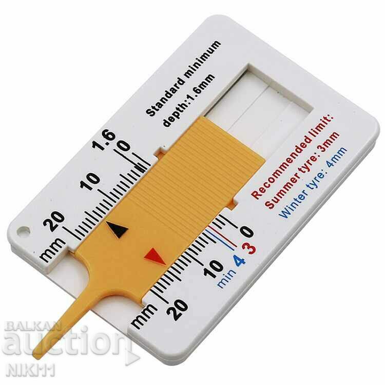Auction Caliper depth measurement of winter and summer tires Depth gauge Auction Caliper depth measurement of winter and summer tires Depth gauge