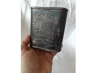 Very Rare Silver Plated Large Vintage England Tea Box