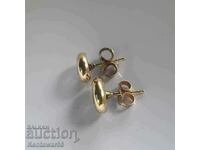 Gold, gold earrings 14 kt. 1.95 gr.