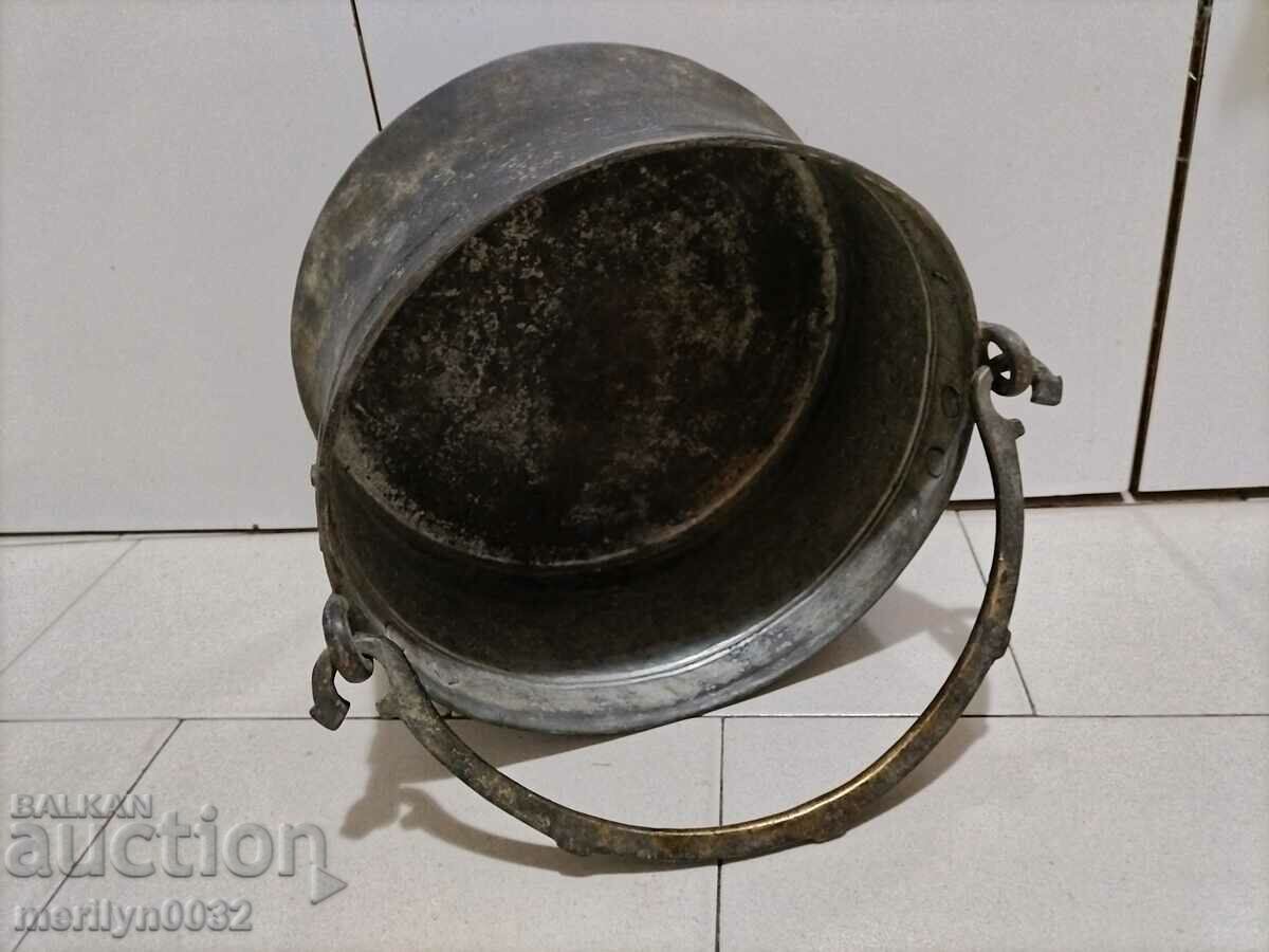 Tinned coin, cauldron, copper, copper vessel with price 92.00 BGN | € 47.04 Tinned coin, cauldron, copper, copper vessel with price 92.00 BGN | € 47.04