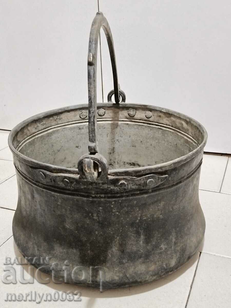 Tinned coin, cauldron, copper, copper vessel - 7 Tinned coin, cauldron, copper, copper vessel - 7