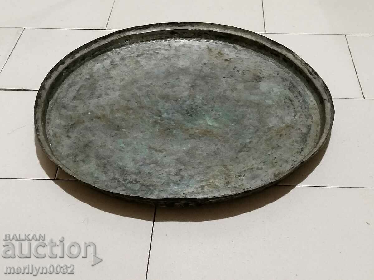 Pie pan, copper, casserole, blue, copper dish with price 85.00 BGN | € 43.46 Pie pan, copper, casserole, blue, copper dish with price 85.00 BGN | € 43.46