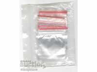 Pack of 100 ziplock bags - 5/5 cm