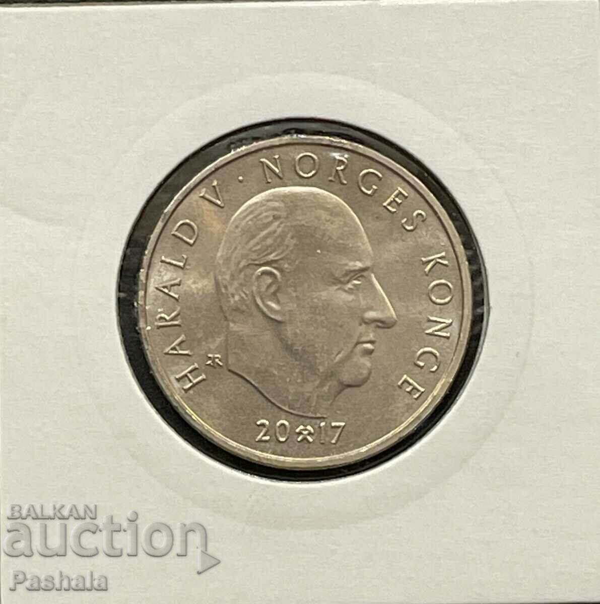 Norway 20 kroner 2017 with price 10.00 BGN | € 5.11