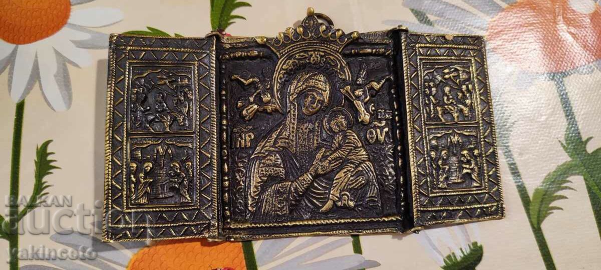 Livrarea Triptic, icoană, iconostas din bronz