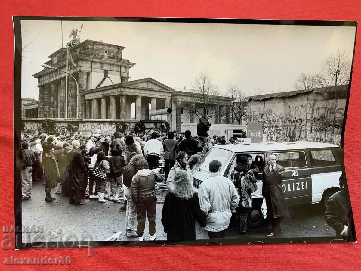 Căderea Zidului Berlinului 1989 Poarta Brandenburg