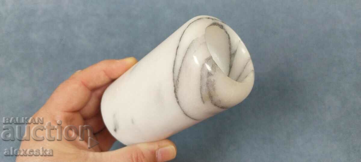Marble candlestick with price 20.00 BGN | € 10.23 Marble candlestick with price 20.00 BGN | € 10.23