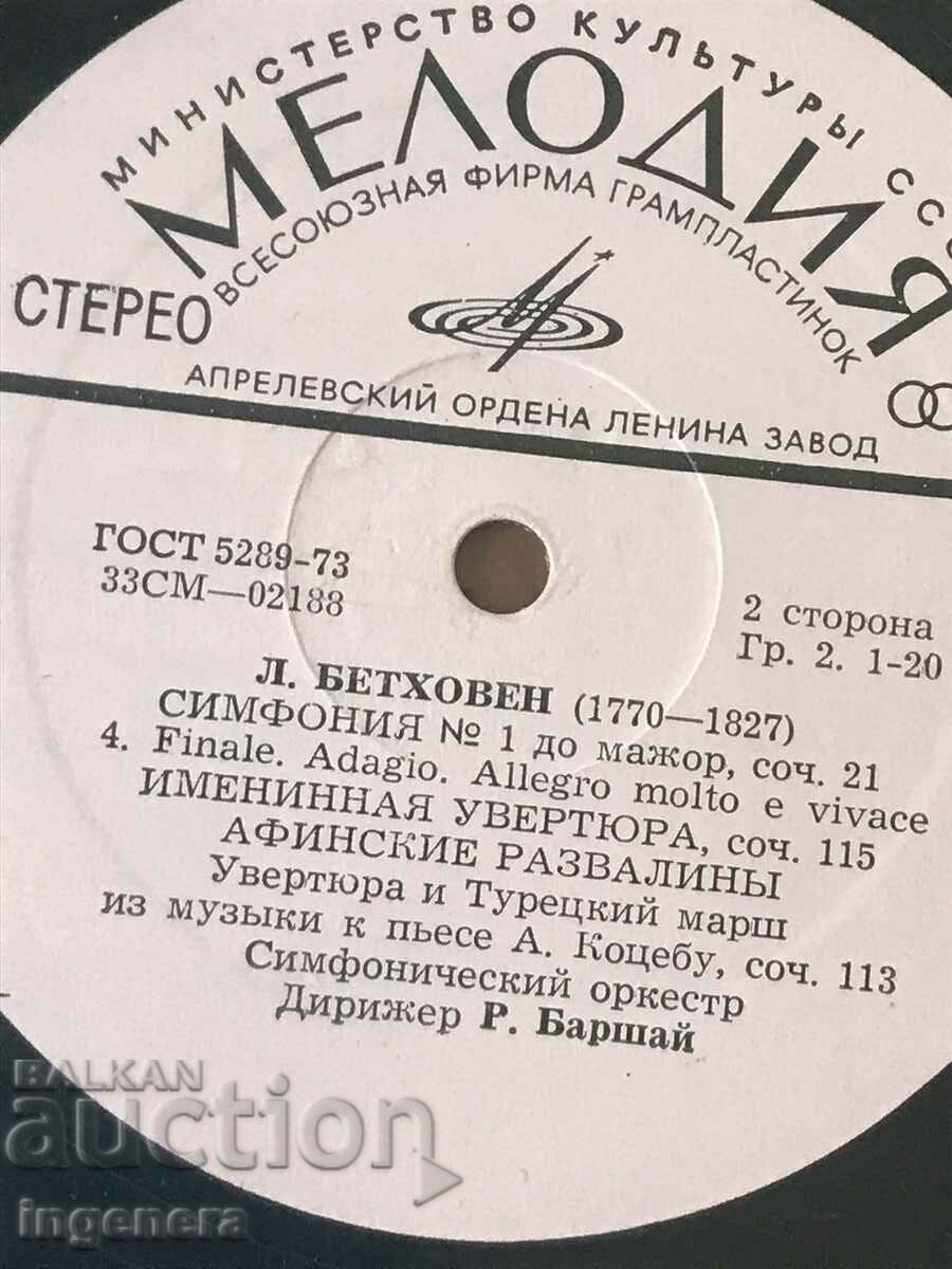 Auction RECORD GRAMOPHONE CLASSICAL MUSIC - BEETHOVEN Auction RECORD GRAMOPHONE CLASSICAL MUSIC - BEETHOVEN