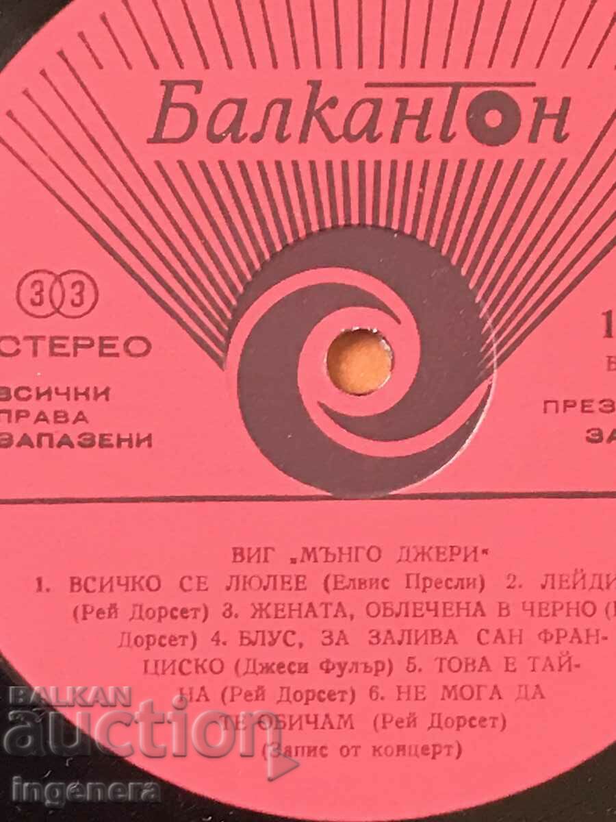 Auction  RECORD - "MUNGO JERRY" GROUP